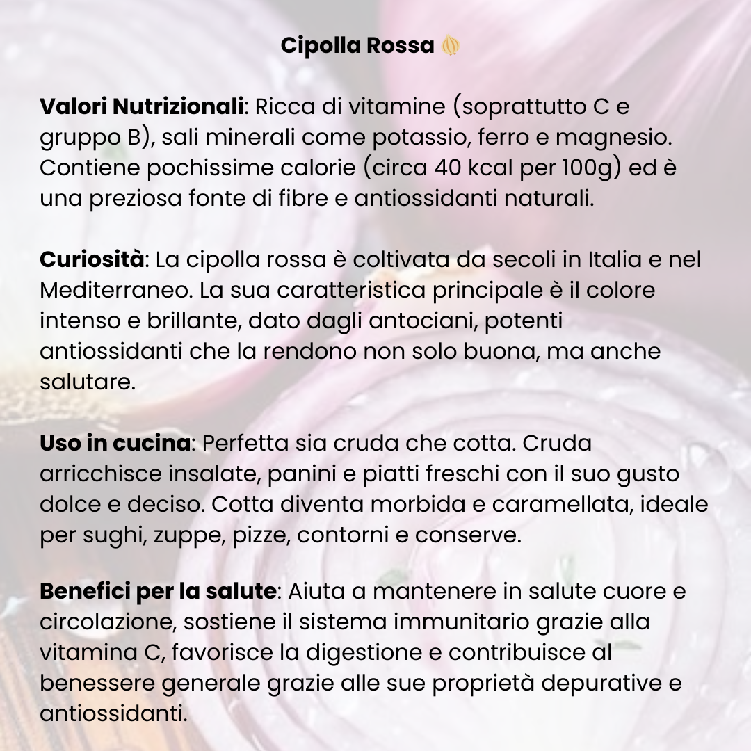 Cipolla rossa 1kg - Nature King