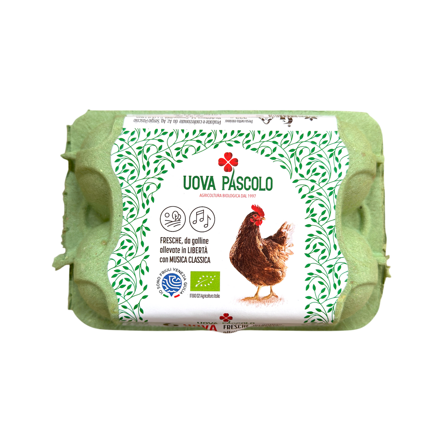 🥚 Uova Biologiche Fresche 6 Pezzi – Qualità Naturale - Nature King