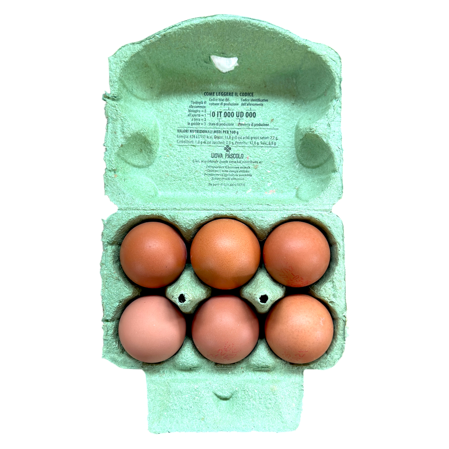 🥚 Uova Biologiche Fresche 6 Pezzi – Qualità Naturale - Nature King