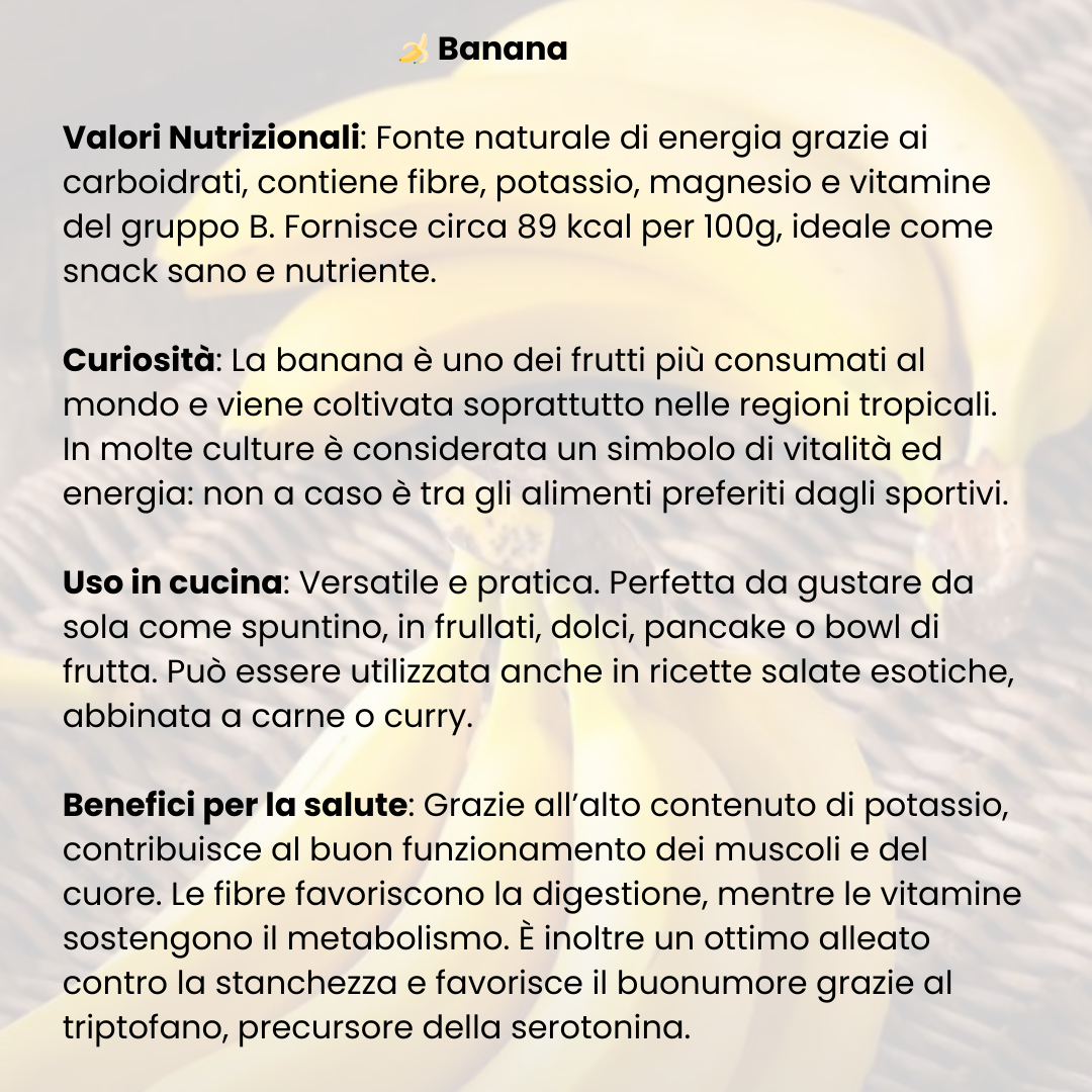 Banana tropicale 1kg - Nature King