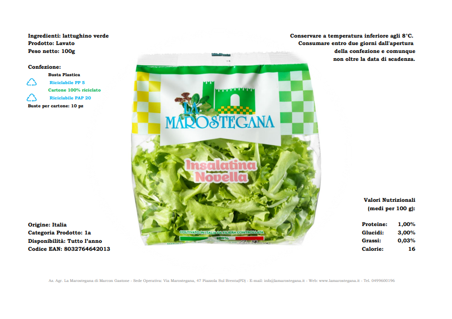 Insalatina Novella – 100GR - Nature King