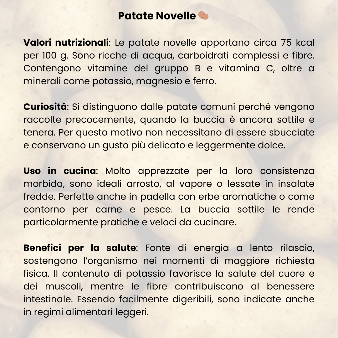 Patate novelle 5kg - Nature King