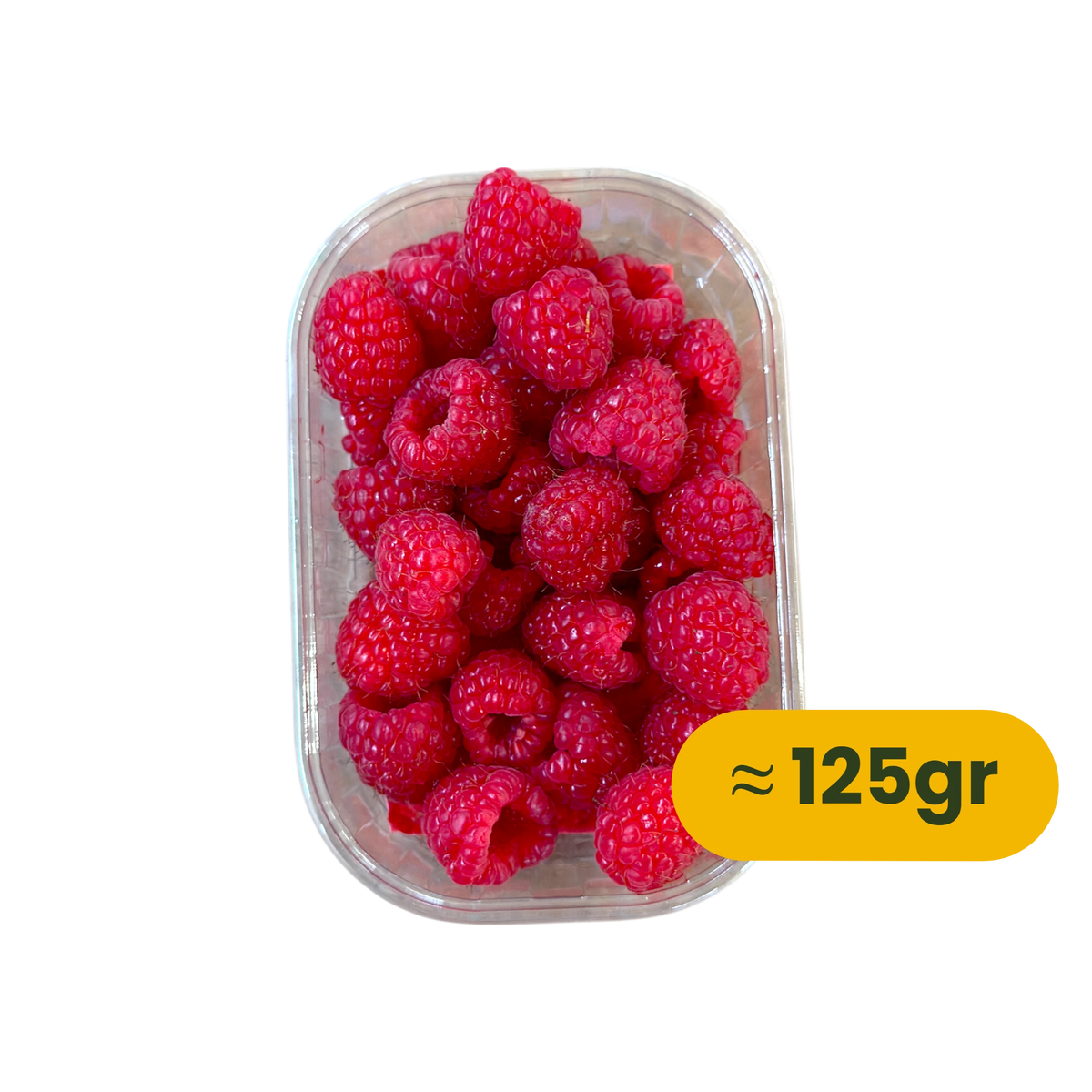 Vaschetta di lamponi freschi da 125 gr, Nature King
