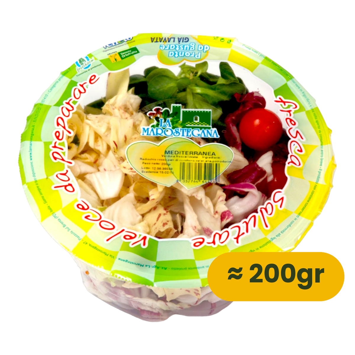 Ciotola singola Poker Mediterraneo La Marostegana da 200 gr